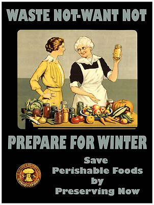 #ad 9612.Canada Food board.two women with food on table.POSTER.decor Home Office art $60.00
