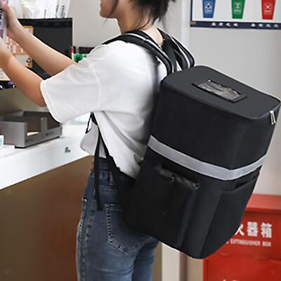 Food Delivery Backpack Refrigerator Box Insulated Reusable Thermal Food Bag for $23.52