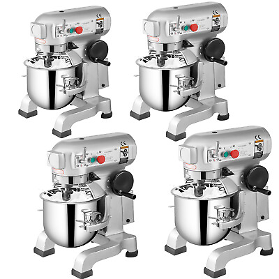 VEVOR Commercial Mixer Electric Food Mixer 3 Speed Stainless Steel 10 15 20 30L $511.99
