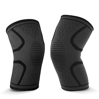 Neoprene Knee Brace Support Protector Full Guard Elasticated Knee Sleeve M L XL $12.91