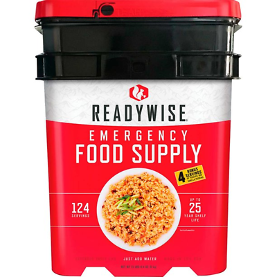 Readywise Emergency Food Supply 124 Servings 4 Bonus Servings $95.90