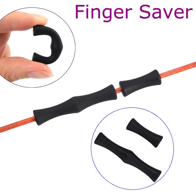 Bowstring Finger Saver Silicone Archery Protective Youth Guard for shooting 2pcs $10.33