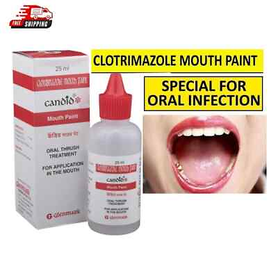 #ad Candid Mouth Paint Oral Thrush Treatment 25 ml Free Shipping. $10.88
