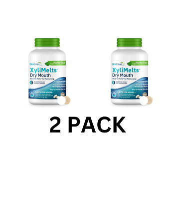 #ad #ad OraCoat XyliMelts for Dry Mouth Mild Mint Flavor Melts 100 Ct Each 2 PACK $27.96
