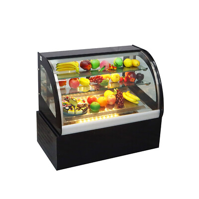 220V Countertop Refrigerated Cake Display Cabinet 3 Layers Bakery Showcase $965.00