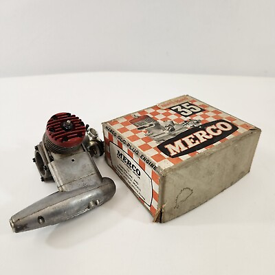 #ad Merco 35 Red Head Glo Plug Nitro Engine Multi Speed Motor RC Planes 1960s $59.99