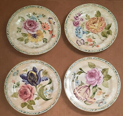 #ad Dinnerware American Atelier quot;Floral Dazequot; Salad Plate Assorted $10.00
