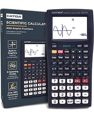 #ad CATIGA Graphing Calculator CS121 Scientific Calculator w Graphic Functions $27.99