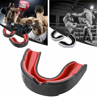 #ad Mouth Guard Teeth Protector EVA Kids Youth Brace Boxing Basketball Karate Rugby $13.99