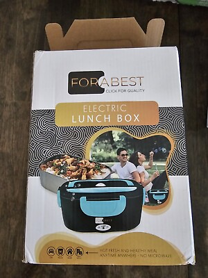 #ad FORABEST Electric Lunch Box Fast 60W Food Heater 3 In 1 Portable Food Warmer $25.00