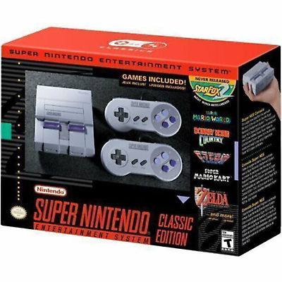 #ad Super Nintendo Classic Mini Entertainment System SNES Included 21 Games 1SET $81.41