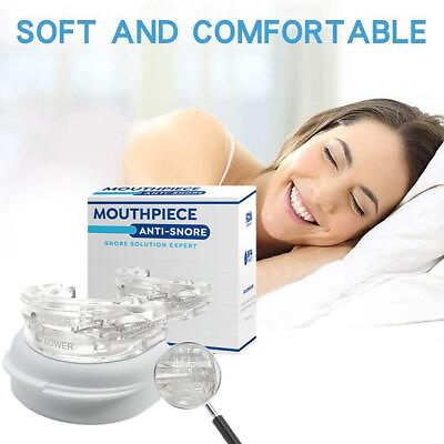 #ad Adjustable Anti Snoring Mouthpiece Guard Anti Snore Sleep Apnea Teeth Grind $9.99