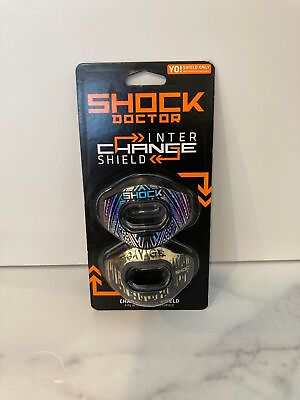 #ad New Sealed Shock Doctor 2 Pack Interchangeable Mouth Piece Shields $19.00