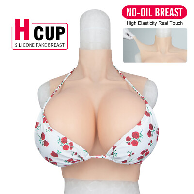 Silicone Breast Plate Forms C D E G H Cup Crossdresser Trans Drag Fake boobs $99.99