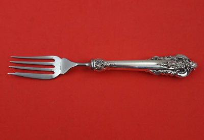 #ad Grande Baroque by Wallace Sterling Silver Fish Fork HH WS no bolster 8quot; $79.00