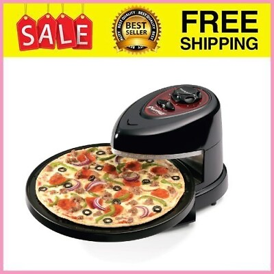 #ad Presto Pizzazz Plus Rotating Pizza Oven 03430 Black $62.99