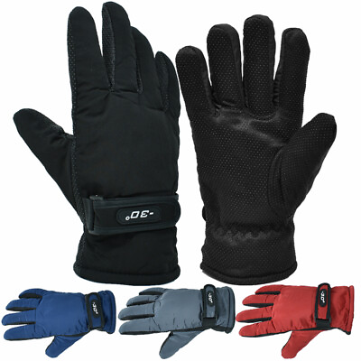 Men Winter Thermal Warm Waterproof Ski Snowboarding Driving Work Gloves Mitten $19.99