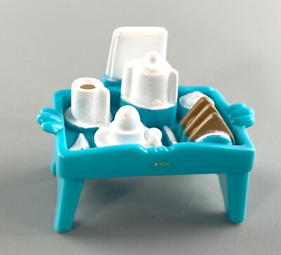 #ad #ad Fisher Price Sweet Streets Dollhouse Replacement Toy Blue Food Bed Tray $8.09