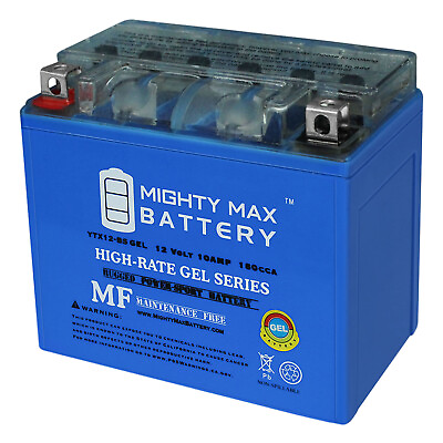 #ad Mighty Max YTX12 BS 12V 10AH GEL Battery for Arctic Cat DVX250 2x4 2006 $39.99