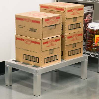 MULTIPLE SIZES Restaurant NSF Aluminum Dunnage Rack Commercial Floor Food Shelf $72.70