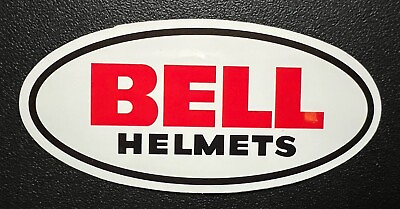#ad Bell Helmet Sticker. *Matte*Finish. Size: 3 3 8”X 1 5 8”inch Self Adhesive $2.99