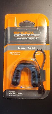 #ad Shock Doctor Sport Gel Max Mouth Guard Adult Youth Ages 11 NEW  SD6113A $3.74