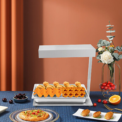 #ad Fry Warmer French Fry Heat Lamp w Detachable Pan Food Lamp Warmer SUS 201 USA $154.85