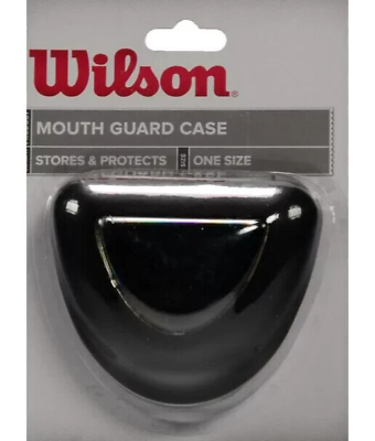 #ad Wilson Mouth Guard Case One Size Black $5.20