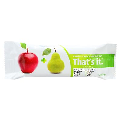 #ad That#x27;s It Fruit Bar Apple And Pear Case Of 12 1.2 Oz $42.99