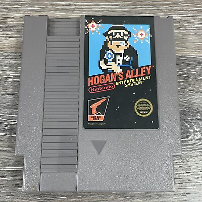#ad Hogan#x27;s Alley Nintendo Entertainment System NES Cartridge Clean $9.59