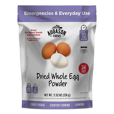 #ad #ad Augason Farms Dried Whole EggPowderResealable Pouch EmergencyFood Storage 11.9oz $28.70