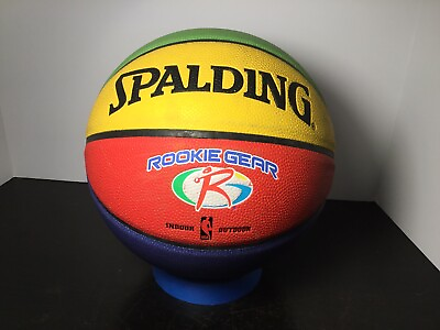 Spalding Rookie Gear Indoor Outdoor Composite 27.5 Youth Basketball Multi Color $28.99