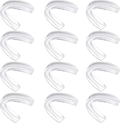 #ad 20 Pieces Reusable Athletic Sports Mouth Guards Protection for Kids and Adults $17.43