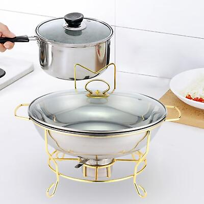 #ad Buffet Warmers Set with Clear Covers Chafing Dish Rectangular Basin Warming Tray $64.58