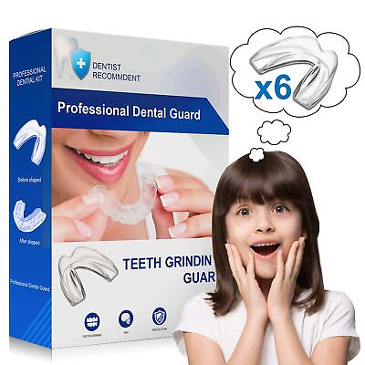 #ad #ad Kids Mouth Guard for Grinding Teeth Pack of 6 Night Guard for Teeth Whitening... $19.35