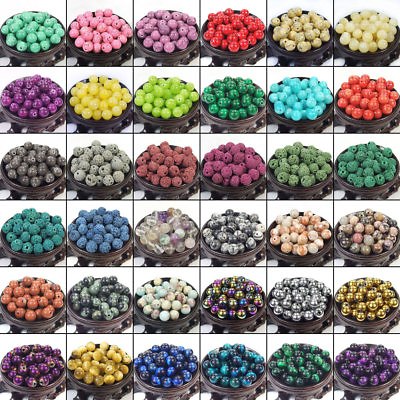Gemstones II natural spacer stone loose beads 4mm 6mm 8mm 10mm 12mm jewelry DIY $1.99