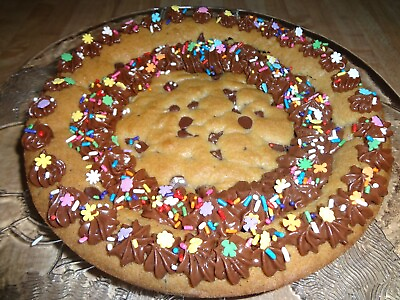 #ad PARTY TIME HOMEMADE FROSTED CHOCOLATE CHIP CAKE 9quot; ROUND $56.96