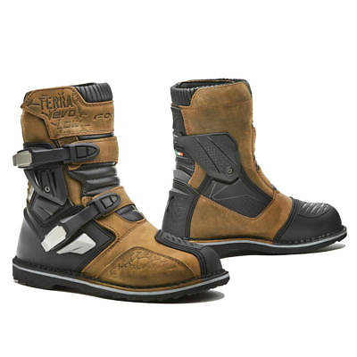 #ad motorcycle boots Forma Terra Evo Low UNBOXED adventure adv brown dual short $220.00
