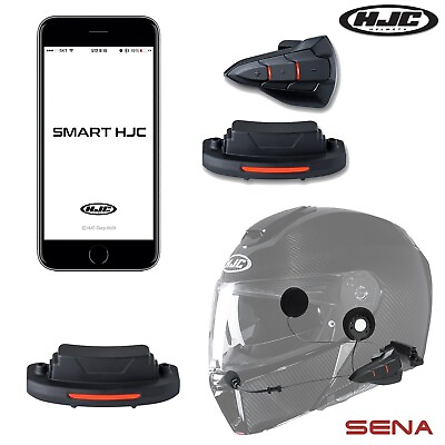 #ad HJC 10B Smart Bluetooth Device Motorcycle Helmet Intercom Speaker Black GBP 123.25