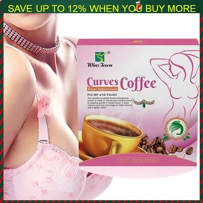 #ad Curves Coffee Breast Enhancement Big Breast Herbal Instant Coffee 12g*16bags $12.95