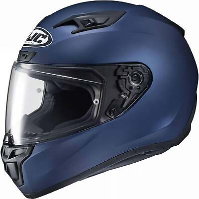 #ad Open Box HJC Adult I10 Motorcycle Helmet Semi Flat Metallic Blue Small $93.49