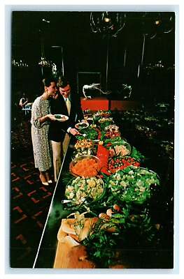#ad POSTCARD Salad Buffet at Prime Time El San Juan Resort Center Puerto Rico $9.95