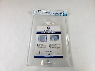 #ad Study Safe Individual Study Barrier Personal Partitions Sneeze Guards 24quot; X 18quot; $6.38