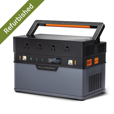 ALLPOWERS S1500 Portable Power Station 1500W Peak 3000W for Home Outdoor Camp $399.00