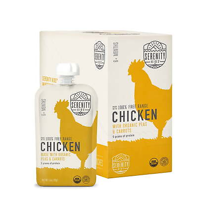 #ad 6 Pack Organic Stage 2 Baby Food Chicken with Peas amp; Carrots 3.5 oz. $23.50