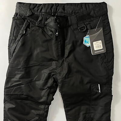 Arctic Quest Gray Insulated Cargo Ski Snow Pants Youth Size L Water Resistant $24.95