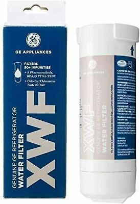 1 Pack Genuine GE XWF Refrigerator Water Filter Fits GE XWFNewFree shipping $12.98