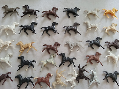 #ad MPC Horse LOT Vintage Standard Playset Figures Cavalry $36.24