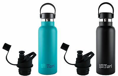 TARI Stainless Steel Bottle Wide Mouth Leakproof Flex Cap Insulated 18.5 Oz $8.99