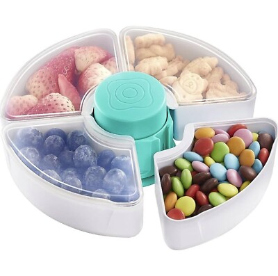Baby Food Storage Container Snack Box for Kids BPA amp; PVC Free Green Clear $16.90